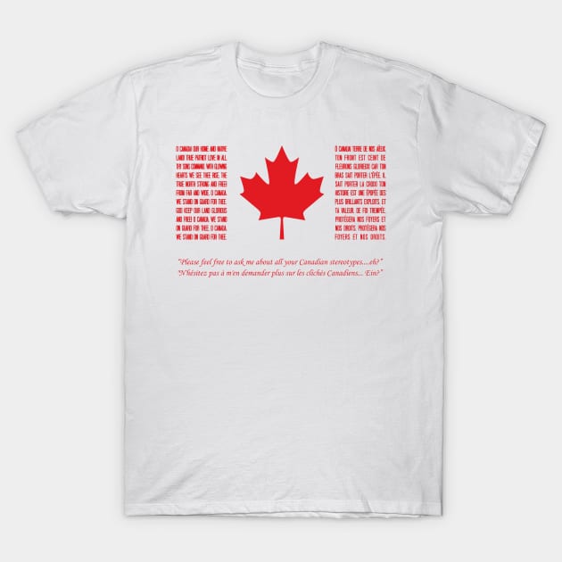 O, Canada T-Shirt by BishopCras